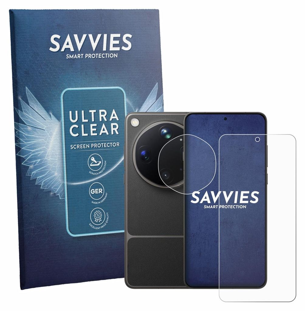 18x Für Oppo Find X9 Ultra (Display+Kamera) Schutzfolie Savvies Displayschutz Display Schutz Folie Klar Transparent