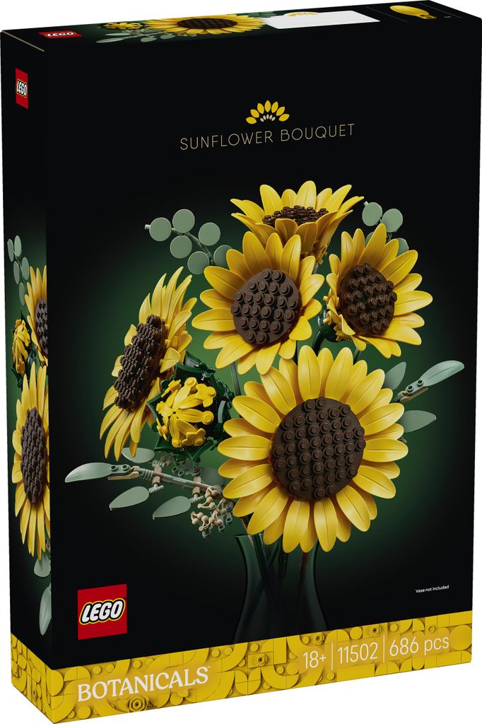LEGO Botanicals Zonnebloemboeket - Kunstbloemen set voor Productafbeelding 