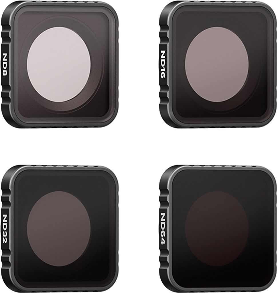 aMagisn ND-Filterset fuer Sportkameras, ND8+ND16+ND32+ND64, wasserdichtes, mehrfach beschichtetes optisches Glas, kompatibel mit Insta360 Ace-Kamer...