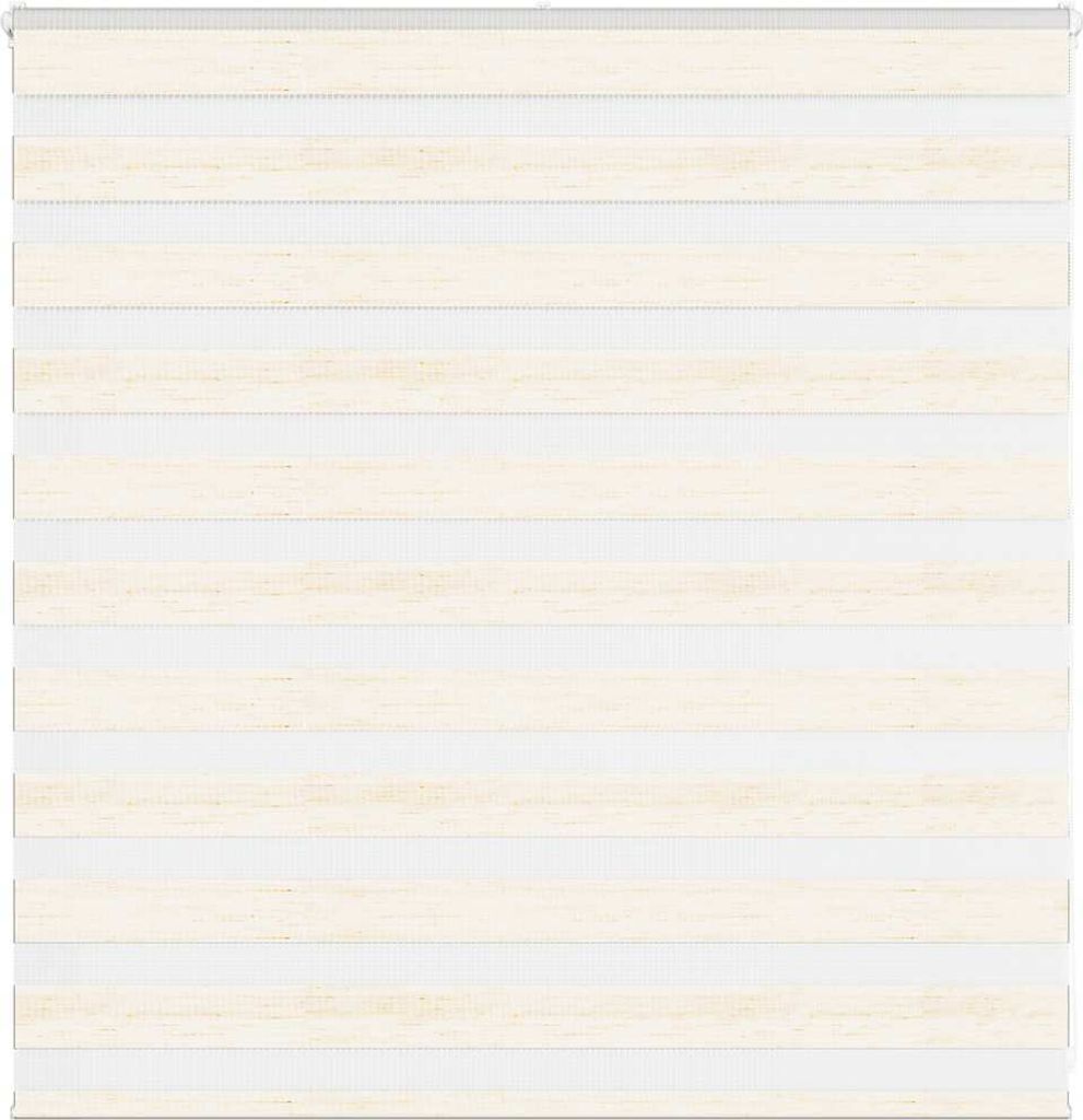 HOMMIE Doppelrollo - elegantes Design - Sichtschutz/Lichtschutz - Marmorbeige 150x100cm Stoffbreite 145,9cm Polyester NEU926003 - Rollos