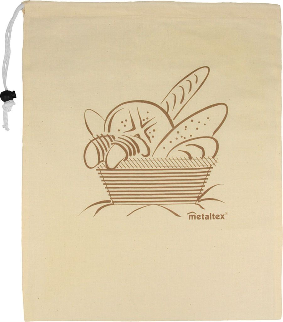 METALTEX Sac à pain climatique en coton 34x43cm Image du produit 