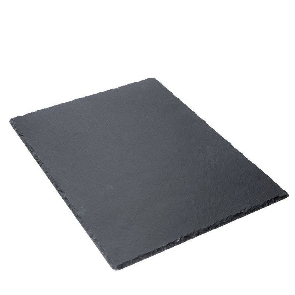 SLATE Schiefer-Platte eckig anthracit