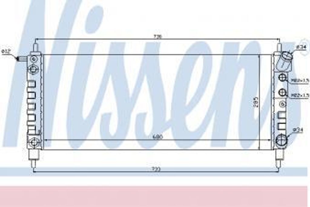 NISSENS Kühler, Motorkühlung 63298