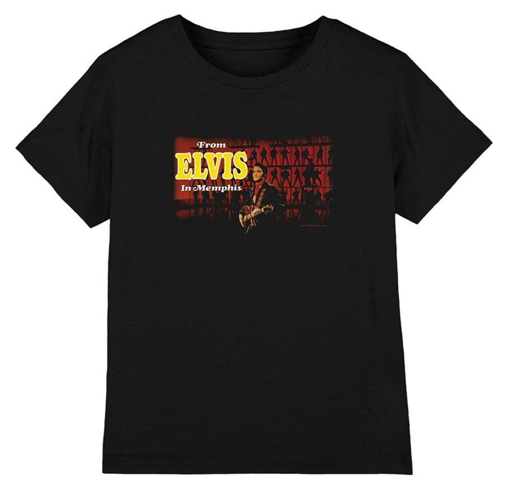 Elvis Presley - T-Shirt für Kinder TV32505 (104) (Schwarz)