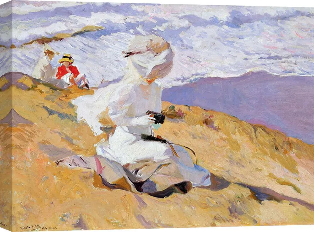 Ambiance Méditerranéenne : Toile Joaquín Sorolla 70x50 cm pour Salon