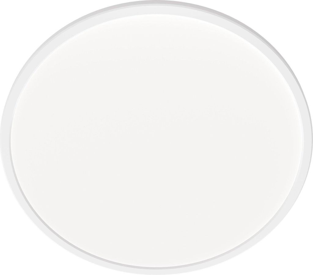 Ledvion - LED-Deckenleuchte Weiß (Ø42cm, 24W, 2700K, 2040 Lumen) IP44, Integrierte LED, Deckenstrahler, Aufbaustrahler