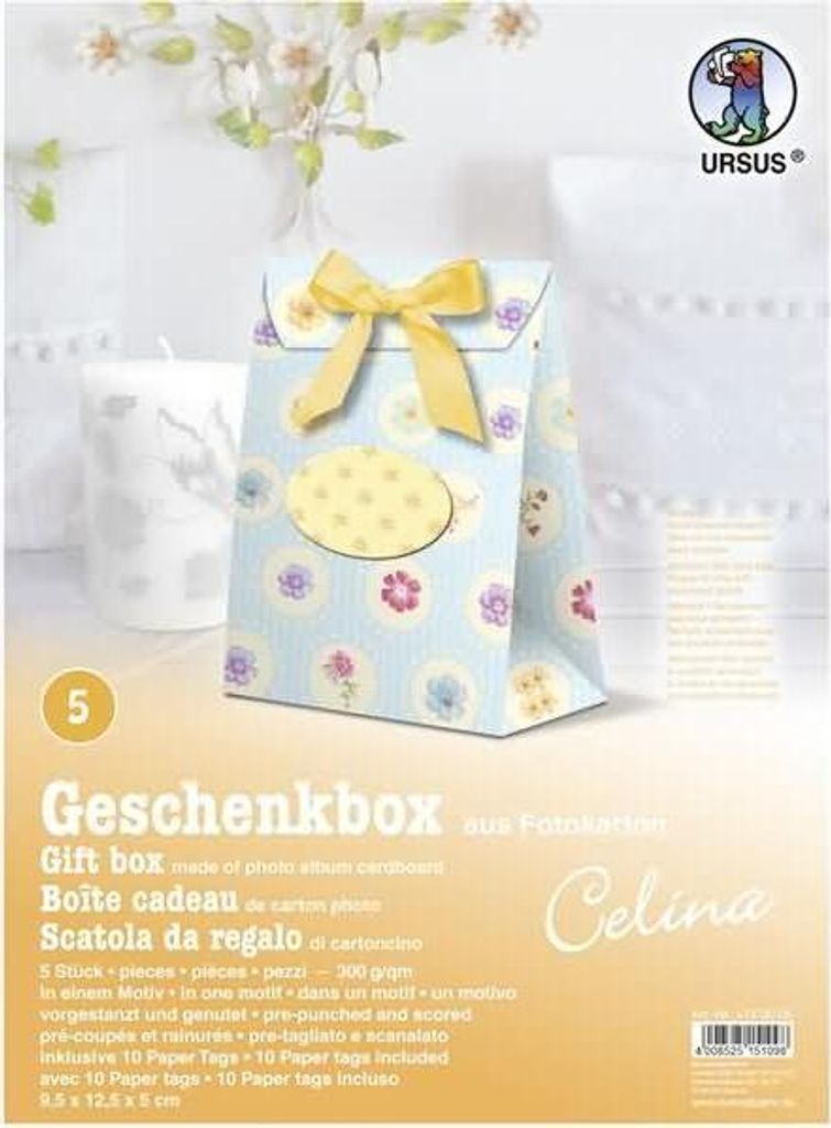 Geschenkbox Celina 9,5x12,5x5cm VE=5 Stück Motiv: 05