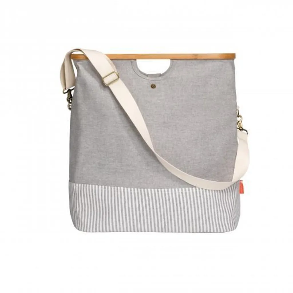Prym Store & Travel Bag M Sac de Rangement en Toile et Bambou Gris