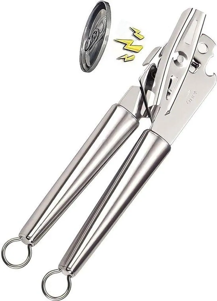 Ouvre-boîte 3-en-1 aimanté idéal pour la cuisine familiale et camping