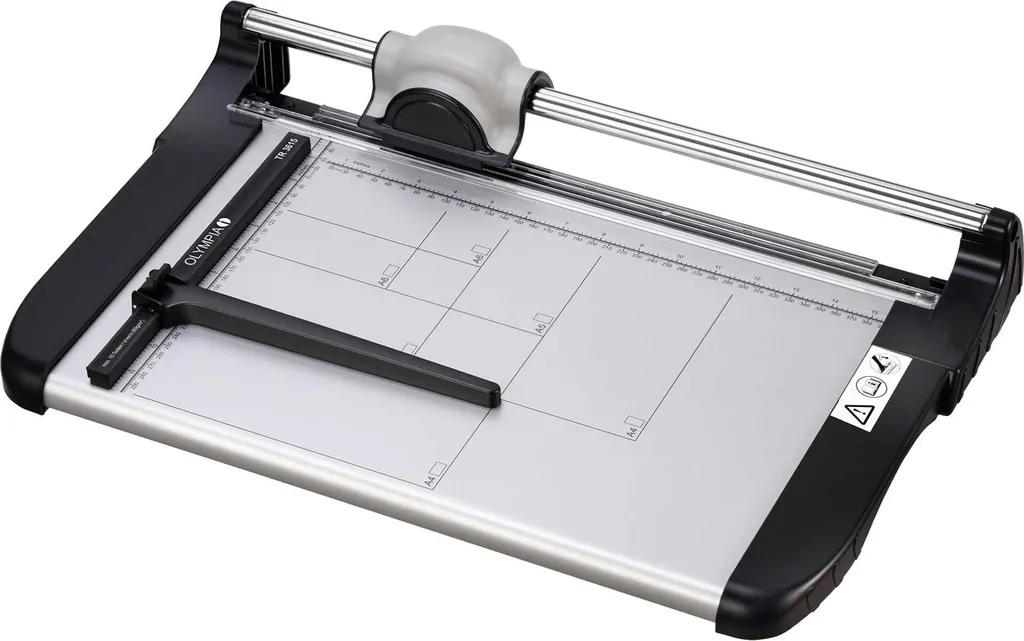Coupe-papier rotatif Olympia TR 3615 pour découpes nettes de 360 mm