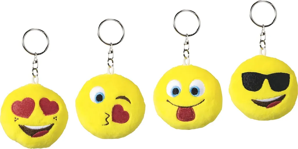 Pendentif Happy 6 x 2 cm pour personnaliser trousse et sac d'école