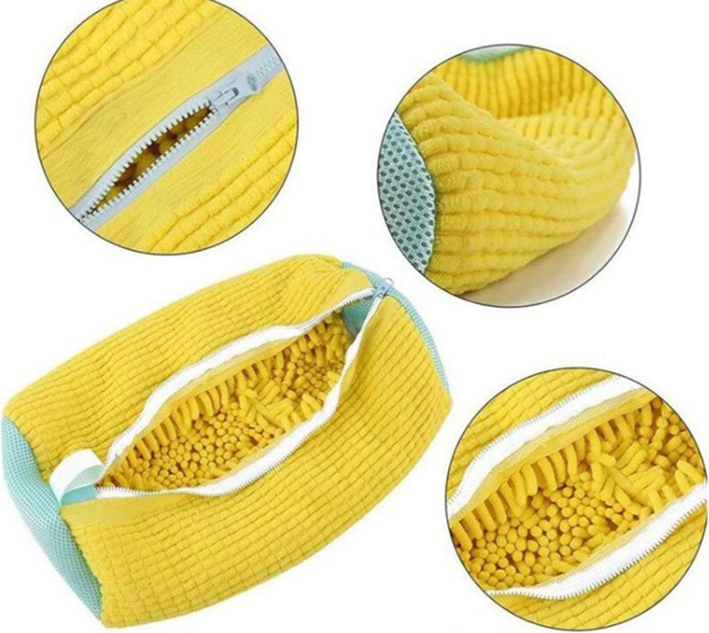2 Stück schuhwaschbeutel waschmaschine, wäschenetz mit Produktbild 4