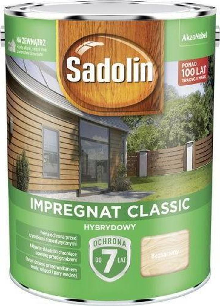 Sadolin Classic Hybrid Imprägnierung 4,5L, Farblos Produktbild 