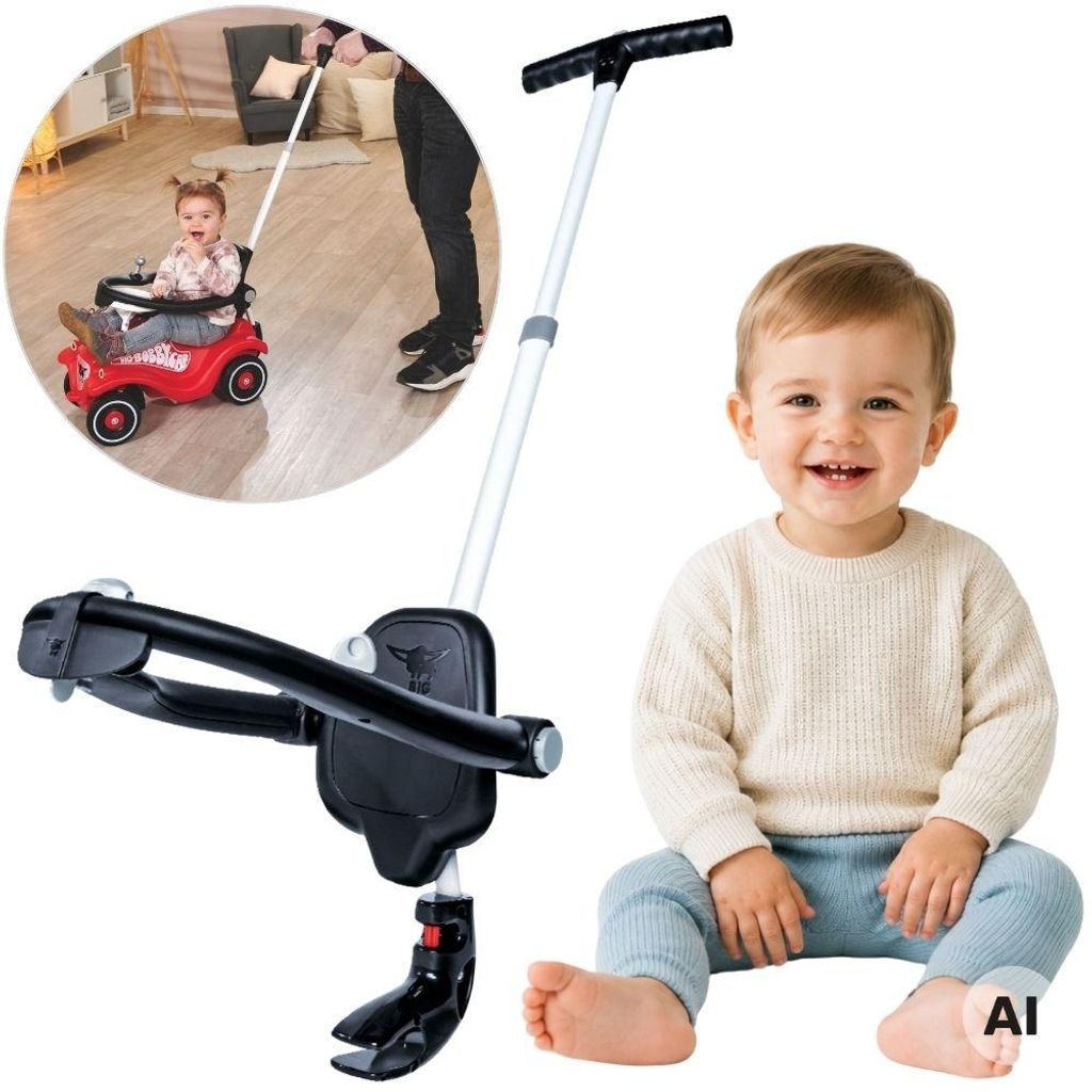 Big Bobby Car Ride-on Bar met rugleuning en veiligheid Productafbeelding 