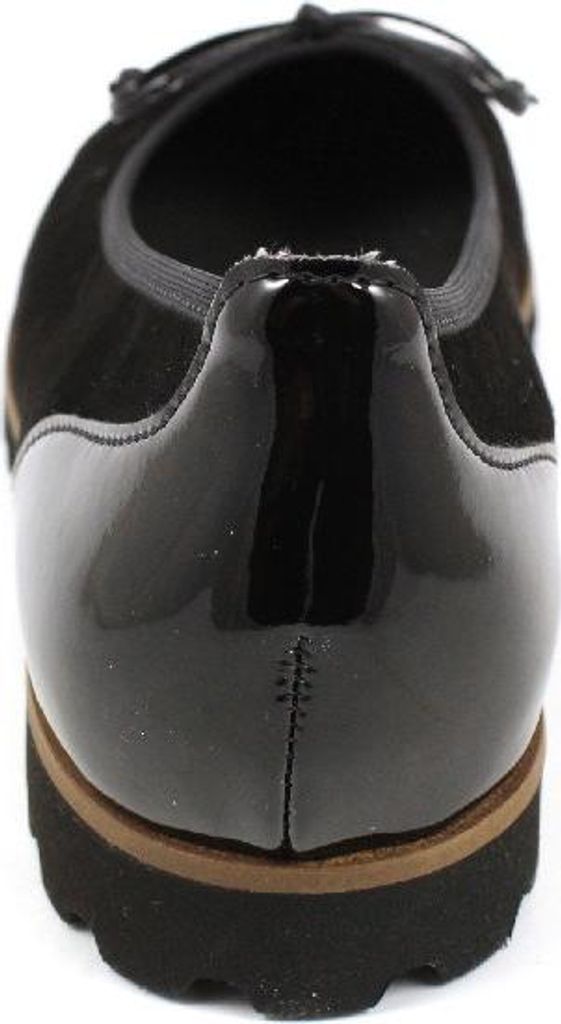 Gabor Shoes Ballerina Schwarz Nubukleder Größe: 41.5 Normal