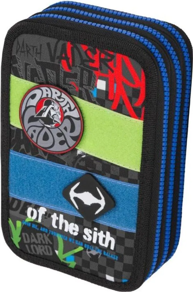 CoolPack Trousse Star Wars Darth Vader XXL 44 Pièces Fournitures Scolaires