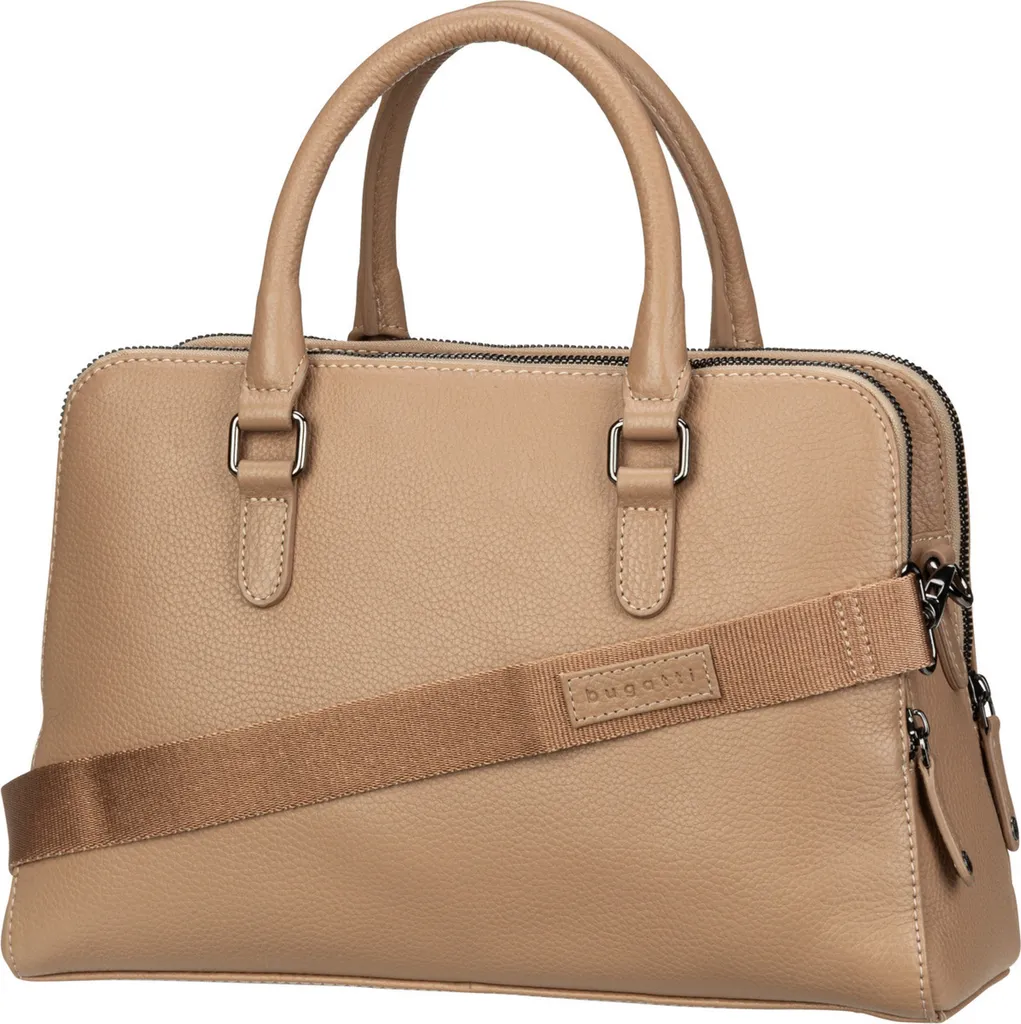 Petit Sac à Main Elsa Bugatti Marron Clair Idéal pour le Travail et Sorties - 24
