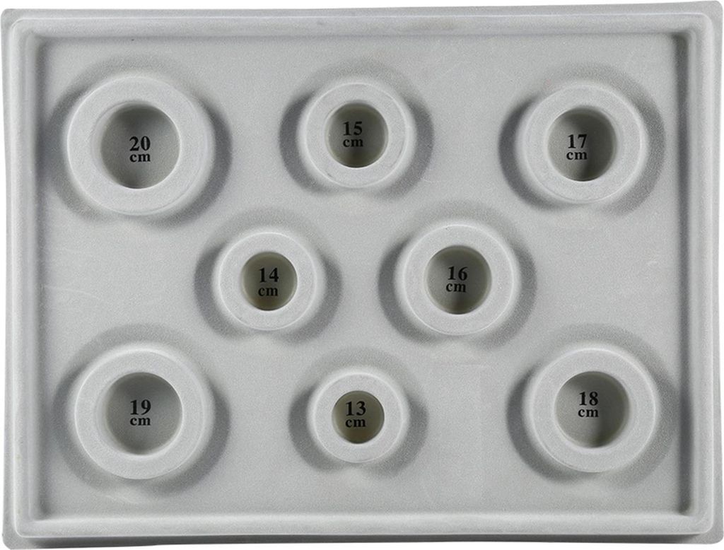 Perlendesign -Tablett, Grau Mini 10.2 x 13,7 0,6 "Board für DIY Craft Organizer Projects Schmuckwerkzeug