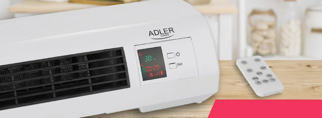 Termoventilatore Ceramico Adler AD 7714 2200W - Timer e LED Display - 15