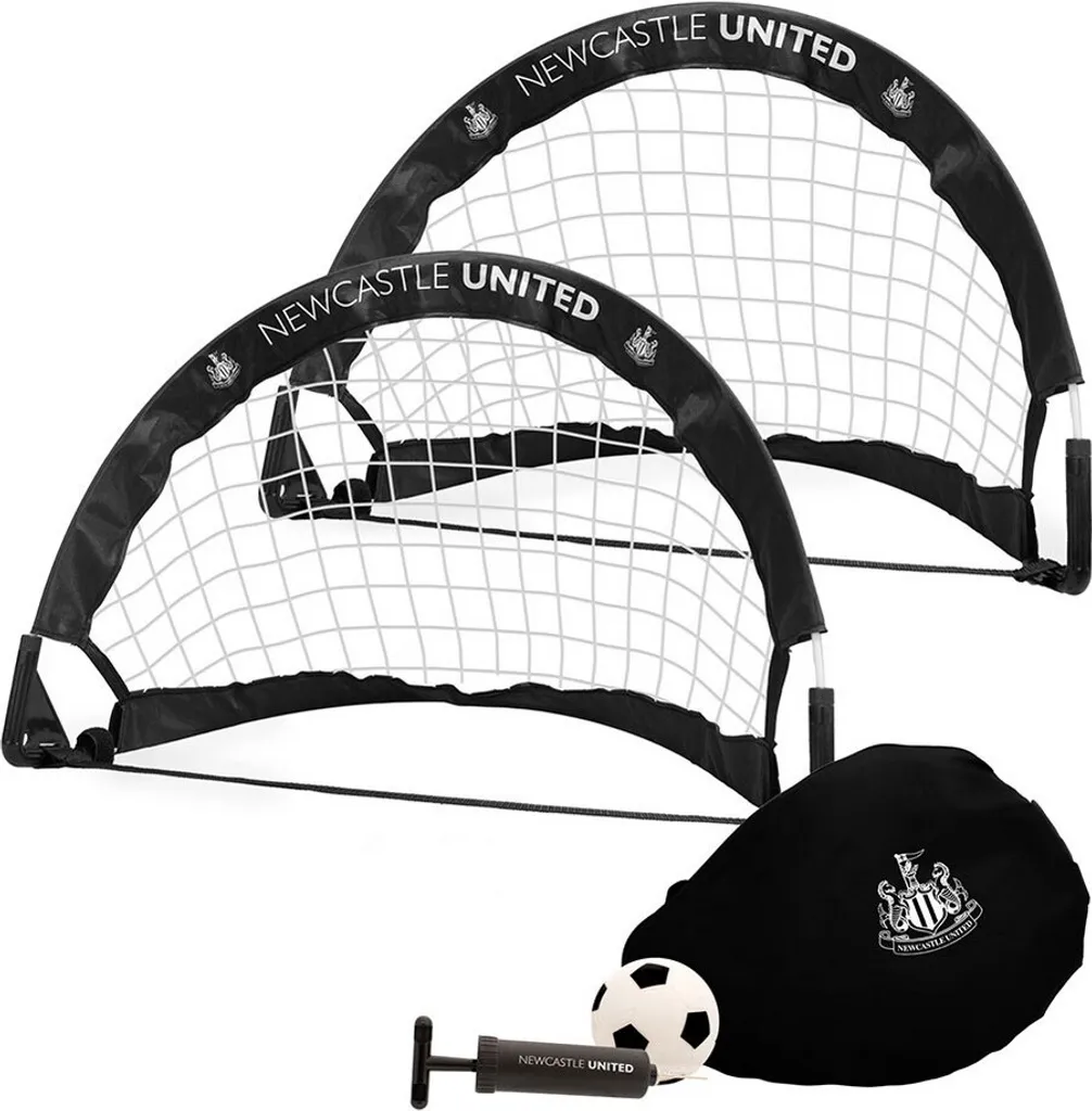 Buts de foot de jardin Newcastle United FC TA12611 Noir/Blanc - Set de 2