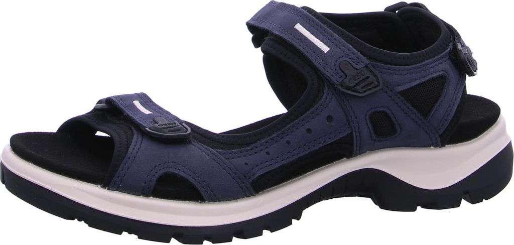 Ecco Sandaletten,Stadtbd.b.25mm o.Fußb in blau, Gr. 38 Produktbild 