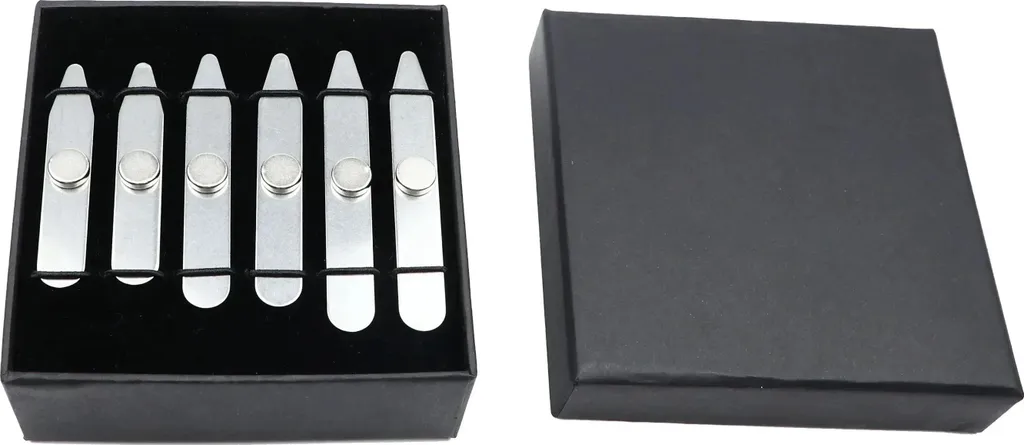 Inserti per Colletti in Acciaio Inox | Set Essenziale con Box