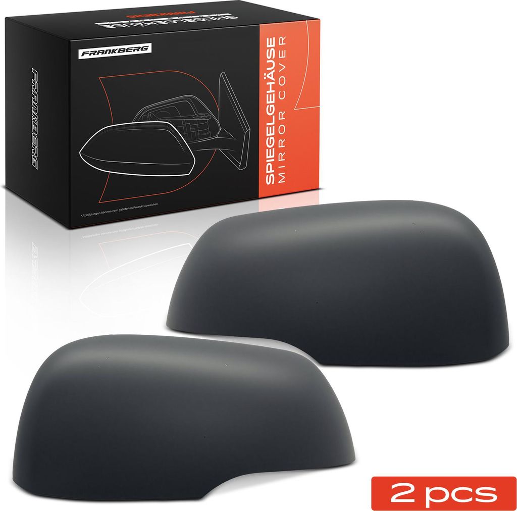 Frankberg 2x Abdeckung Außenspiegel Spiegelkappe Vorne Links Rechts für KIA Picanto TA 1.0L 1.2L 2011-2017