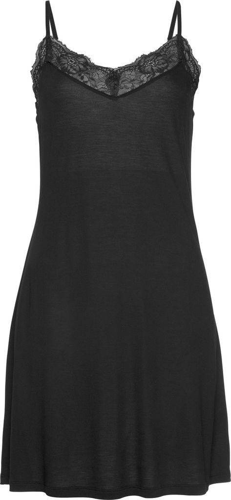 LASCANA Negligé schwarz Größe 32/34
