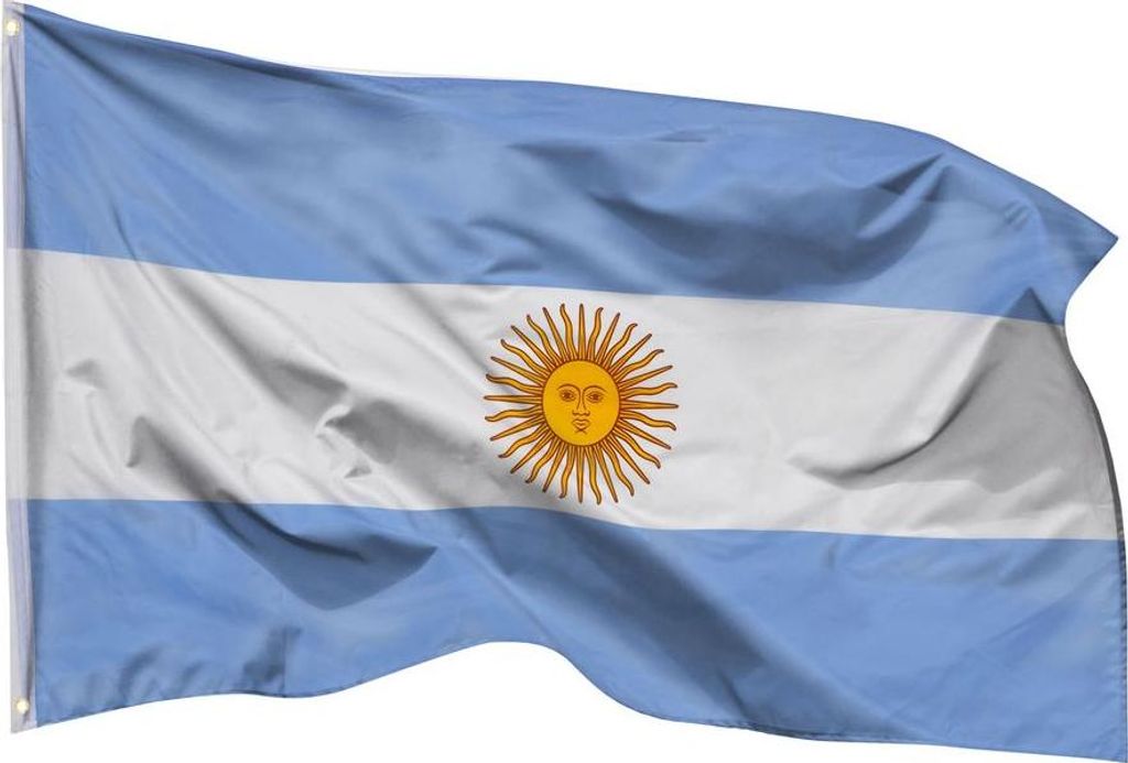 PHENO FLAGS Argentinien Flagge 90 x 150 cm Argentinische Produktbild 