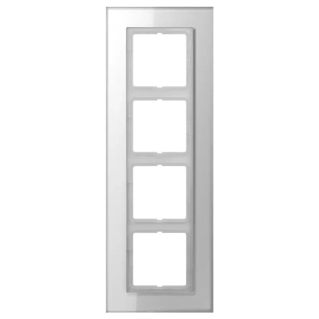 Cadre pour interrupteur Jung LSP984GLWW en verre pour décor moderne