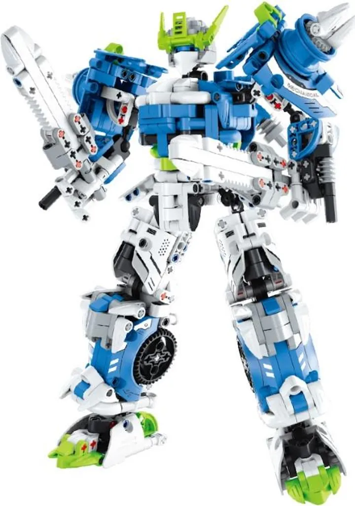 Mecha Warrior iM.Master 941el - Robot de Combat Bleu Super Articulé - 2