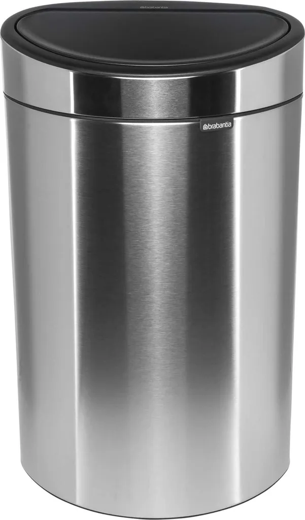 Brabantia Poubelle Touch Bin New Recycle 23+10L Acier Mat Anti-traces