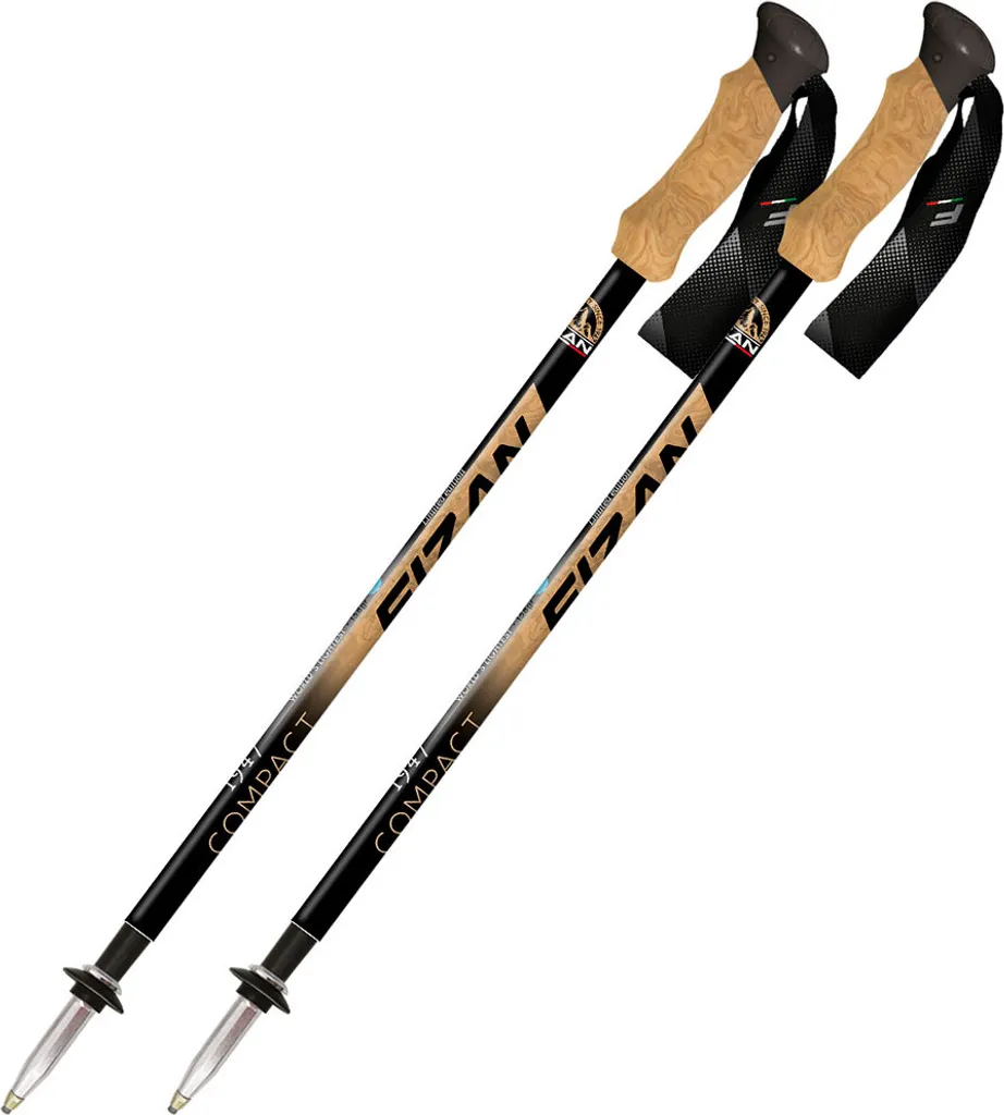 Bâtons Fizan Compact 1947 télescopiques de 59 à 132 cm pour rando