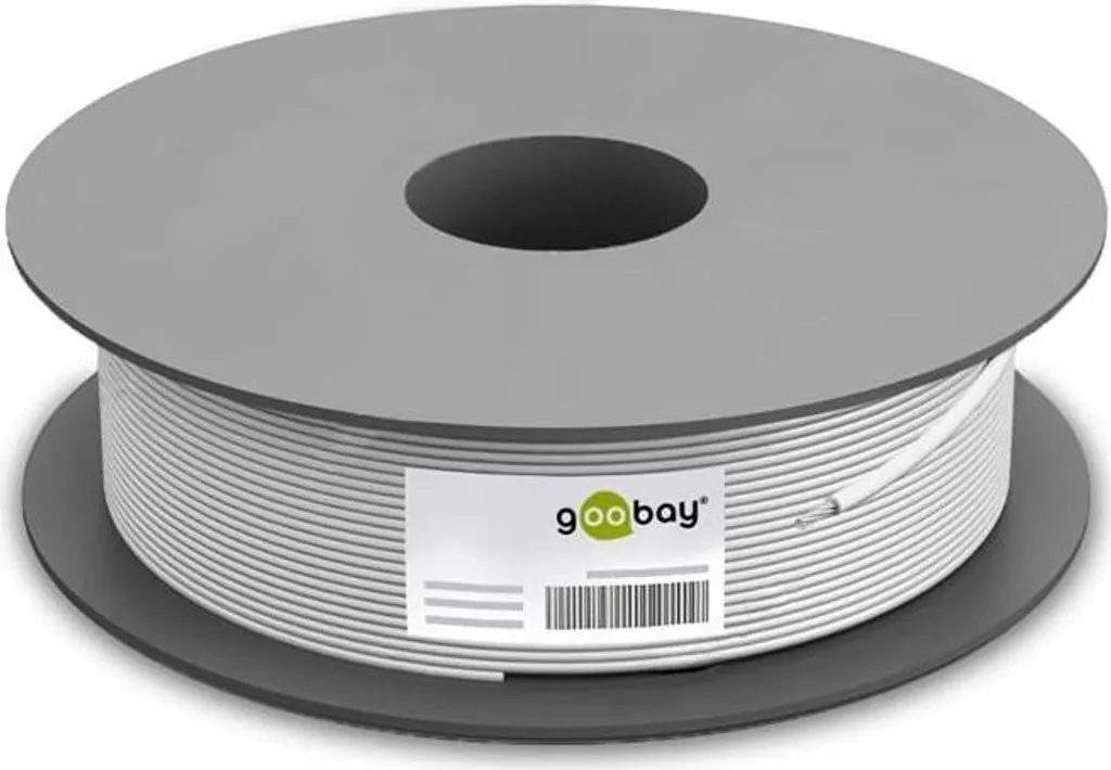 Goobay Cavo Di Rete CAT 6 S/FTP (PiMF) - Viola - 50 Metri - Doppia Schermatura E Connettori Placcati Oro