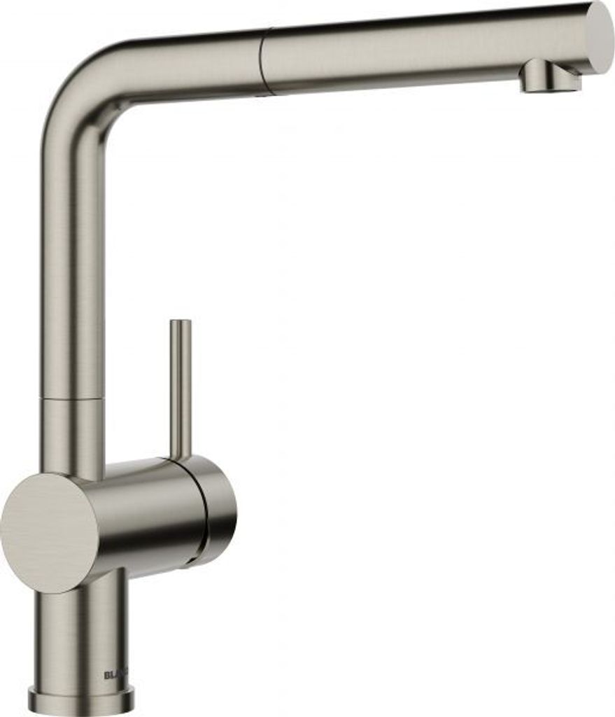 Blanco Küchenarmatur mit Handbrause LINUS-S satin platinum satiniert 527699