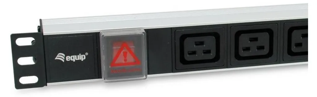 PDU 6 Prises AC 1U Châssis Aluminium Robuste pour Distribution d'Énergie