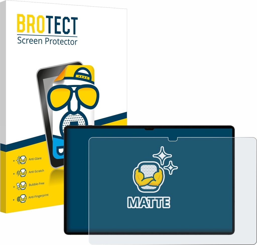 BROTECT Schutzfolie für Samsung Galaxy Tab S9 Ultra (case-friendly) Displayschutz Displayschutzfolie Folie Matt Entspiegelungsfolie