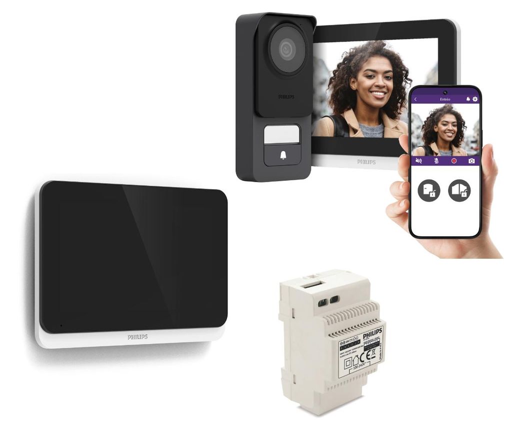 Kabelgebundene Gegensprechanlage 3K Philips WelcomeEye Produktbild 