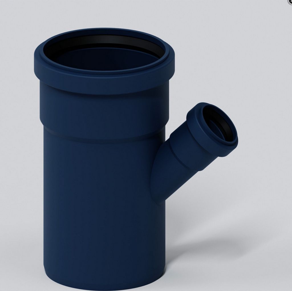 PoloPlast Abzweig PKEA Polo-Kal NG DN 110/40 45Grad Obrázek produktu 