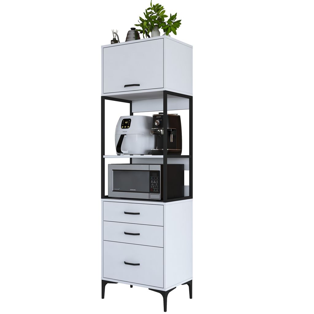 Skye Decor, JE135 - 3101, Weiß, Mehrzweckschrank, 60 x Produktbild 9