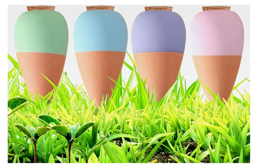 Bewässerungssystem für den Garten, 15,16x4,72x7,8 Zoll, Pflanzendrip-Stäbe, automatisches Flaschensystem mit Durchflusskontrolle für Gewächsh...