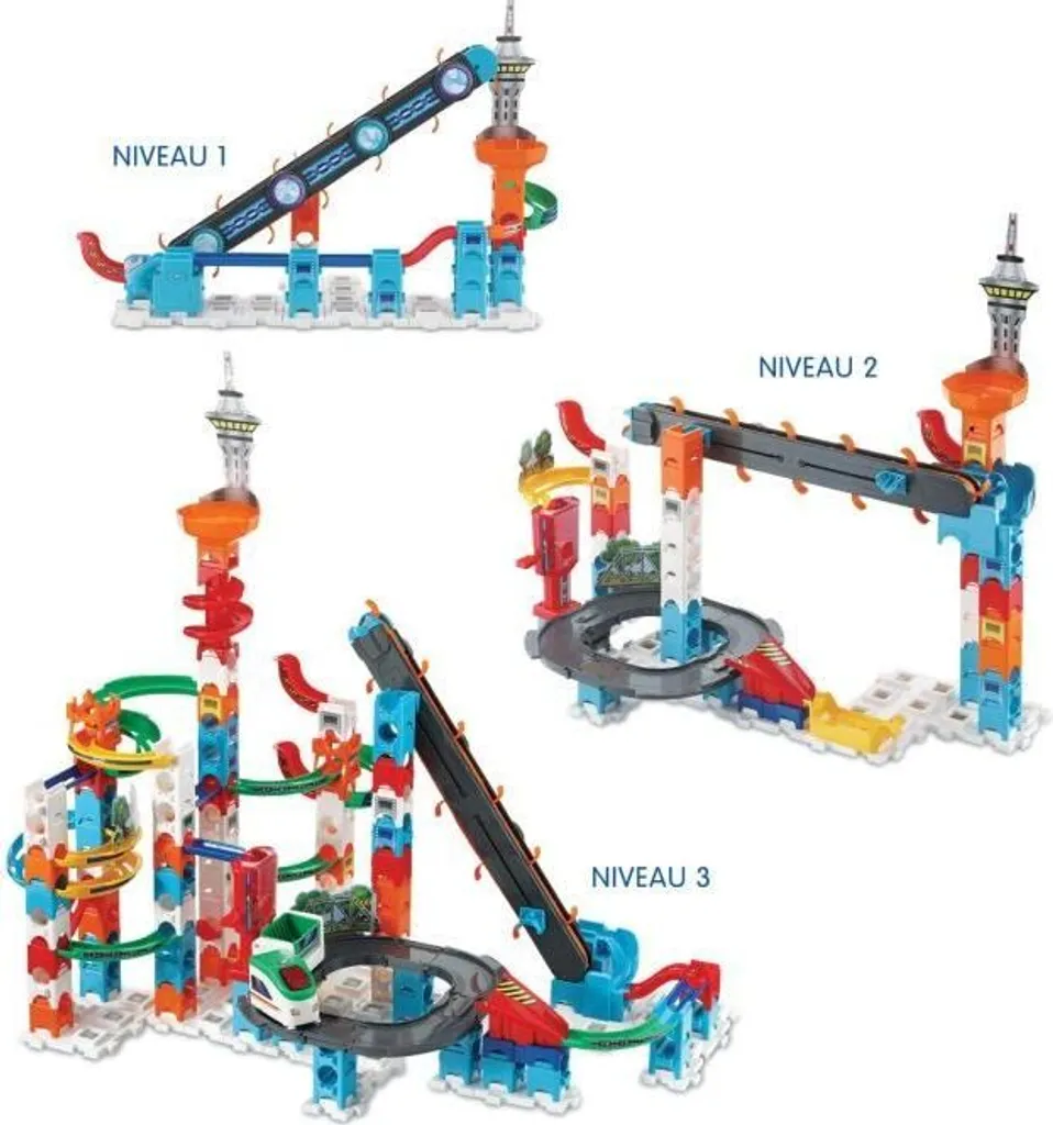 Vtech Marble Rush Launch Track - Circuit à Billes Interactif Marron