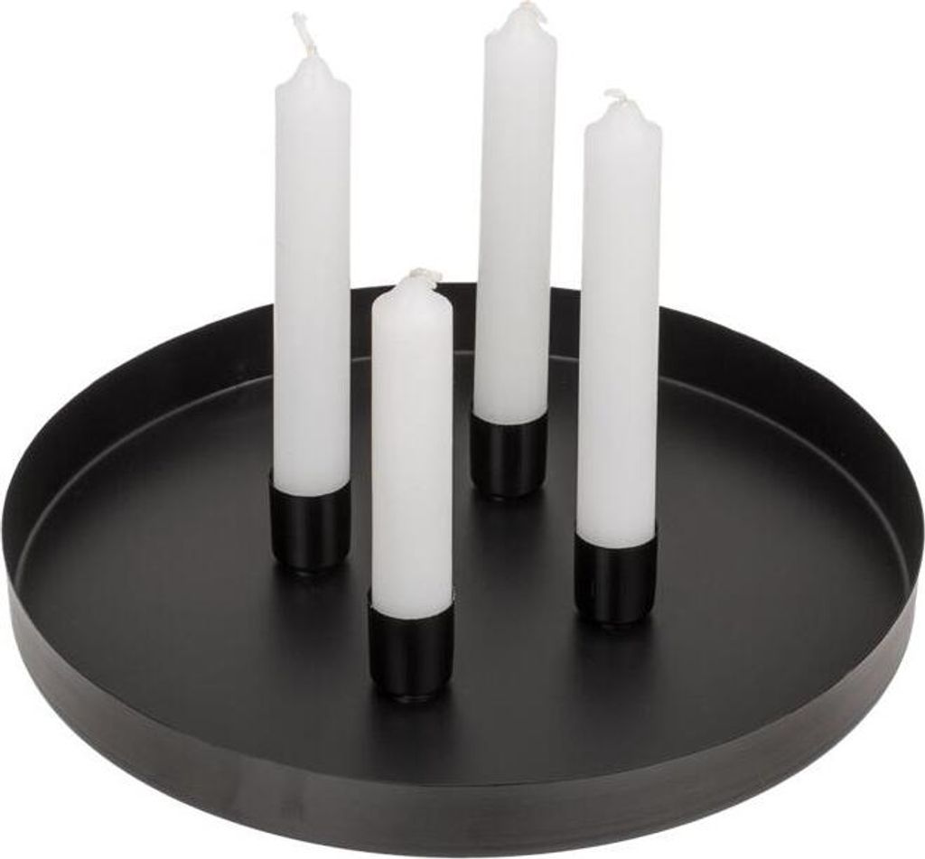 Rundes Metall-Tablett, D:25 cm, mit 4 magnetischen Produktbild 12