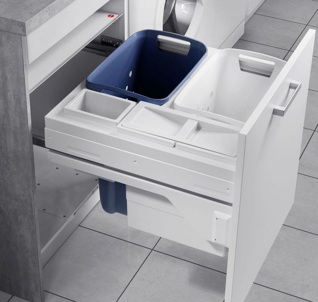 Třídič prádla Hailo Laundry-Carrier 600, vestavba do skříně od 60cm