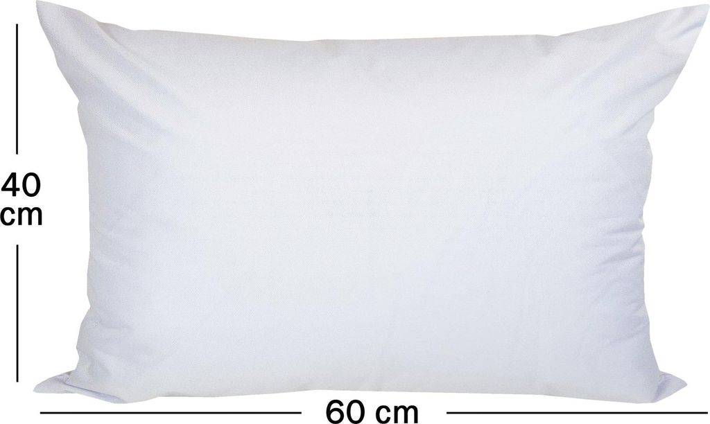 JACK 1x 40x60cm Outdoor Kissenhülle Bezug Lounge Garten Einfarbig, Farbe:Weiß