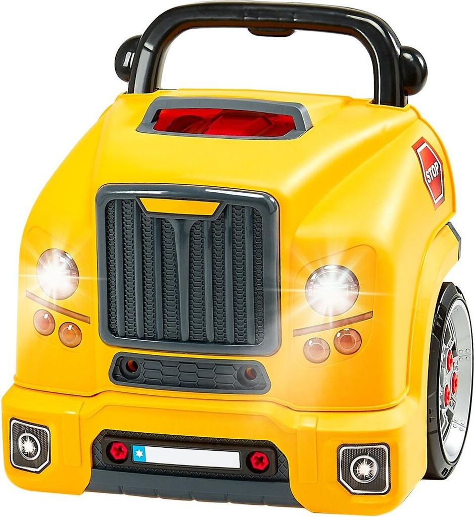 Engine Toy Kids Mechanic Car Repair Set with Removable Parts Yellow