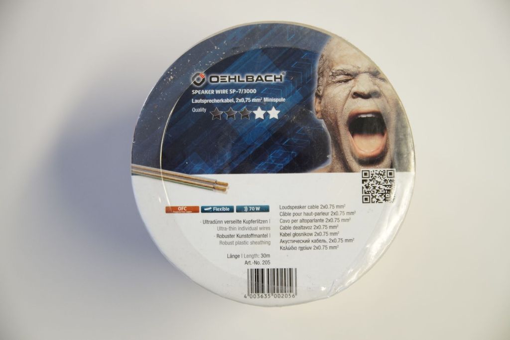 OEHLBACH Speaker Wire SP-7 30m OFC Lautsprecherkabel