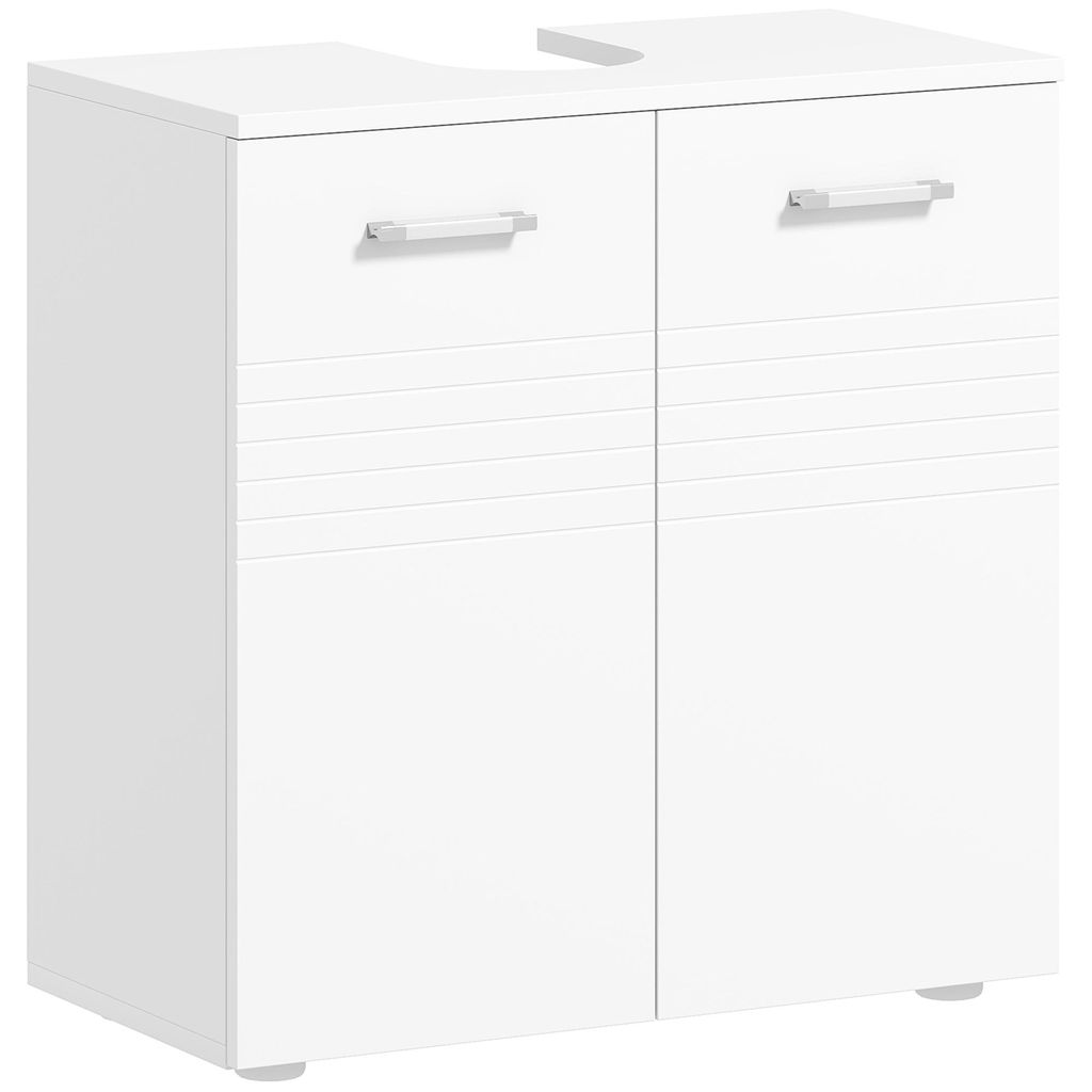 kleankin Waschbeckenunterschrank Badezimmerschrank mit 2 Produktbild 