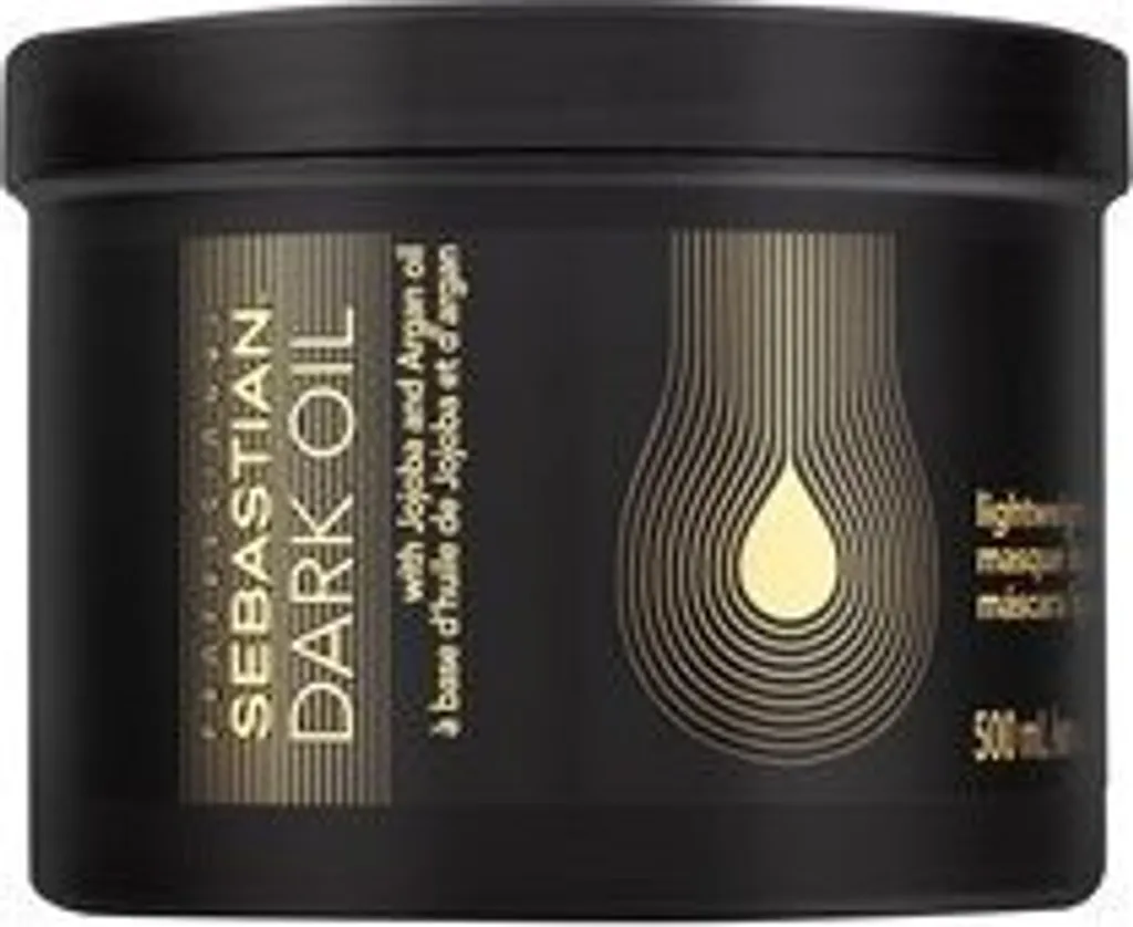 Masque Cheveux Dark Oil Sebastian 500ml Adieu Frisottis et Cheveux Ternes