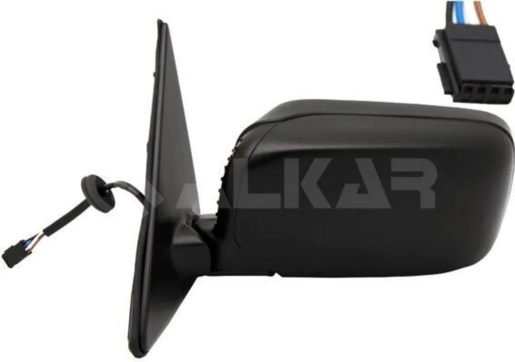 Rétroviseur ALKAR 6125485 asphérique gauche pour BMW Série 3 E36 noir